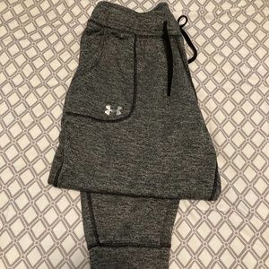 Under Armour women's grey knit joggers M